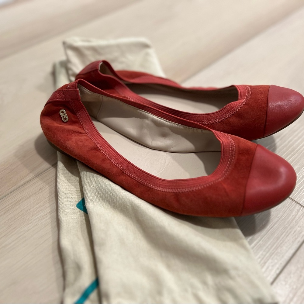 Red Cole Haan Ballet Flats